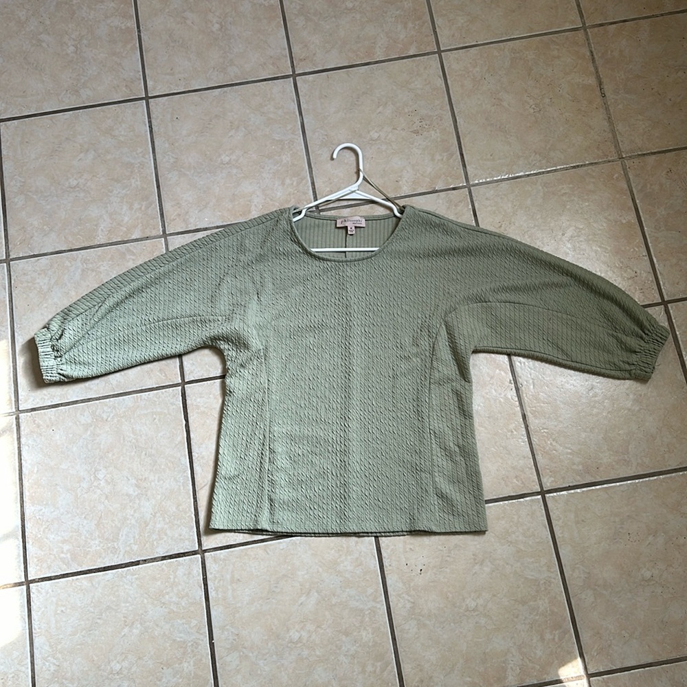 Philosophy Republic Clothing Textured Knit Top